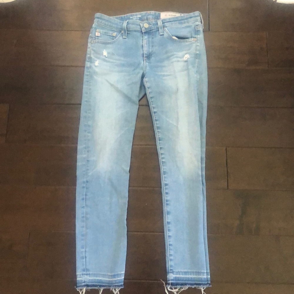 AG stilt crop cigarette jeans
